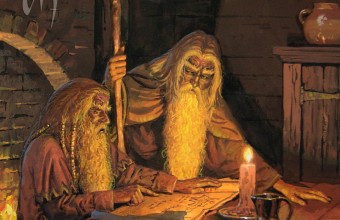 Gandalf and Thorin at Bree
