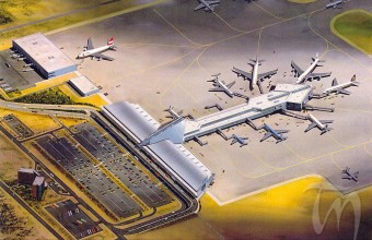 New proposed airport terminal building