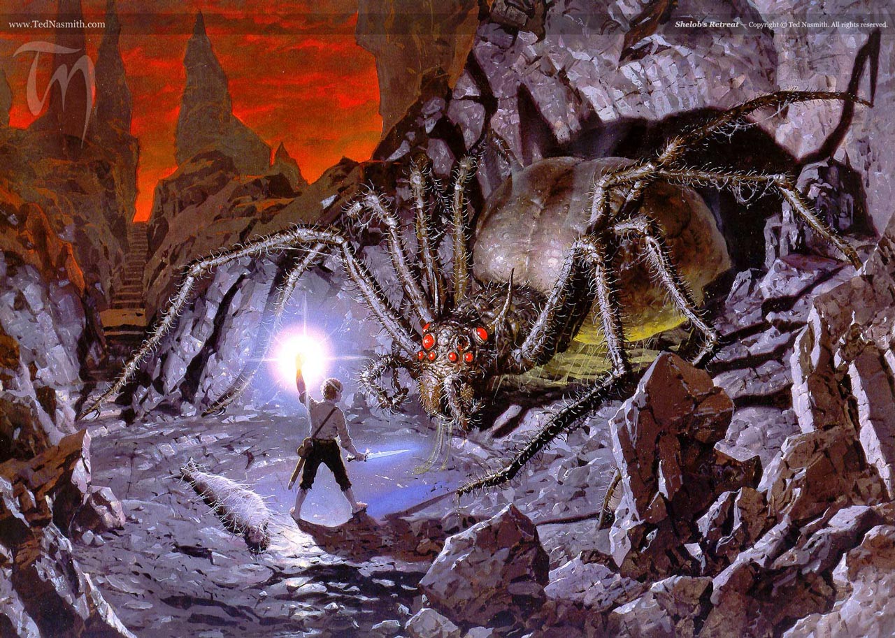 Shelob''s Retreat – Ted Nasmith