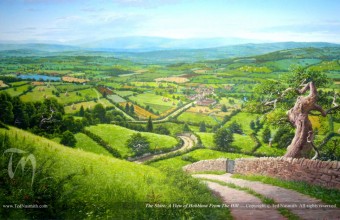 The Shire; A View of Hobbiton From The Hill