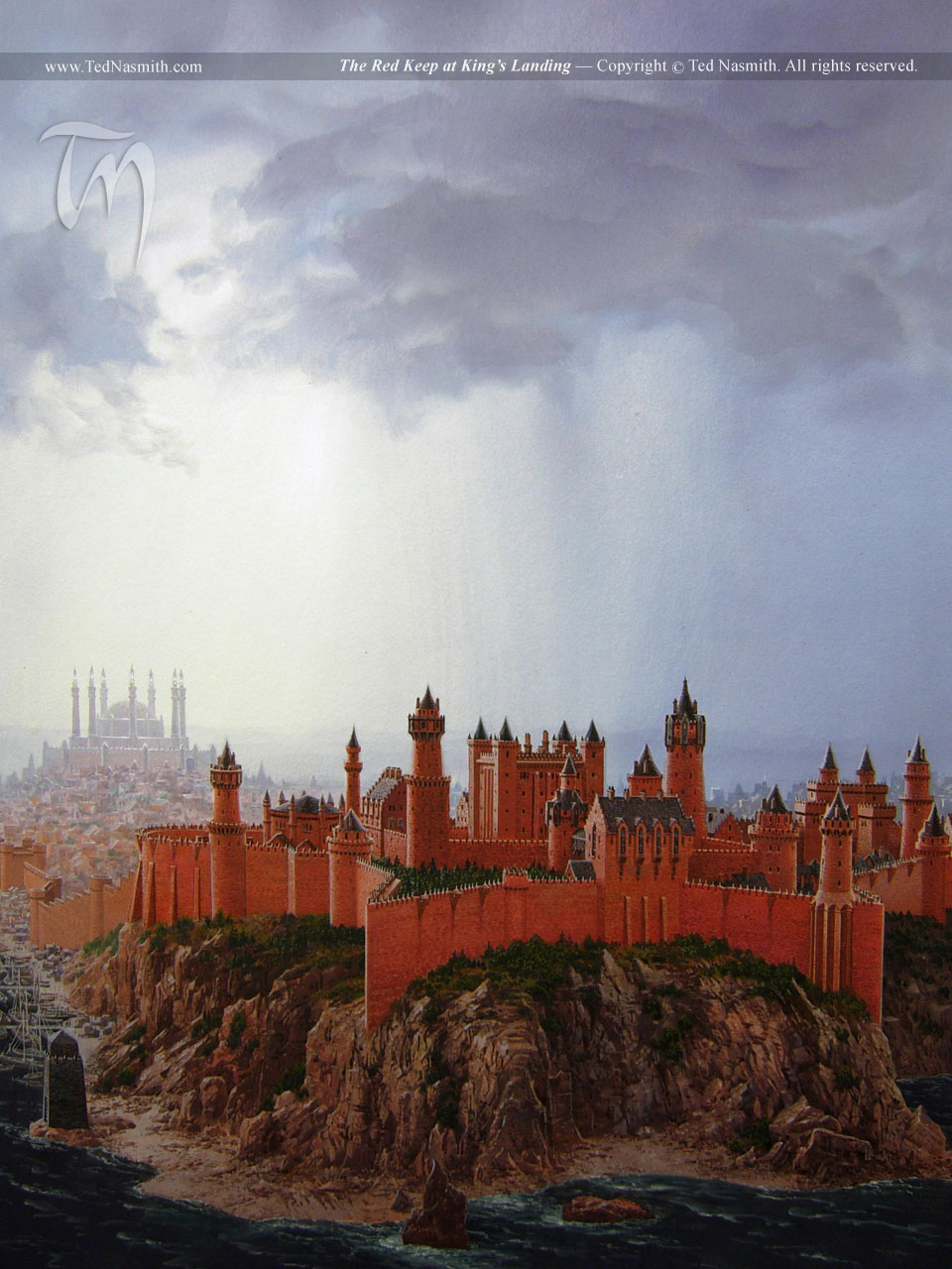 The Red Keep at King’s Landing by Ted Nasmith r/ImaginaryWesteros
